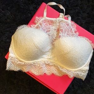 PINK high neck bralette